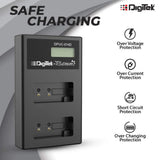 Digitek (DPUC 014S (LCD MU) ENEL15 for ENEL15) Platinum Charger DPUC 014S (LCD MU) ENEL15 for ENEL15 Battery