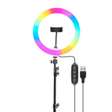 Digitek (DRL-14C RGB) 31cm LED Ring Light with 5 feet Stand for Photo & Video Shoot & More