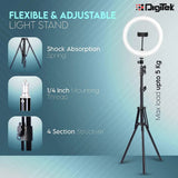 Digitek (DRL 14C) Professional (31cm) Dual Temperature LED Ring Light with Tripod Stand for YouTube, Photo-Shoot, Video Shoot, Live Stream, Makeup, Vlogging & More