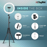 Digitek (DRL 14C) Professional (31cm) Dual Temperature LED Ring Light with Tripod Stand for YouTube, Photo-Shoot, Video Shoot, Live Stream, Makeup, Vlogging & More