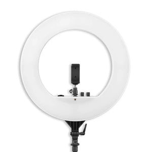 Digitek (DRL 018H) Professional 46 CM (18 inch) Big LED Ring Light with 2 Color Modes Dimmable Lighting, Photo-shoot, Video shoot, Live Stream, Makeup & more, Compatible with iPhone/ Android Phones & Cameras