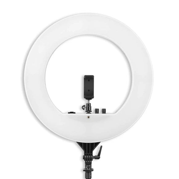 Digitek (DRL 018H) Professional 46 CM (18 inch) Big LED Ring Light with 2 Color Modes Dimmable Lighting, Photo-shoot, Video shoot, Live Stream, Makeup & more, Compatible with iPhone/ Android Phones & Cameras