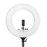 Digitek (DRL 018H) Professional 46 CM (18 inch) Big LED Ring Light with 2 Color Modes Dimmable Lighting, Photo-shoot, Video shoot, Live Stream, Makeup & more, Compatible with iPhone/ Android Phones & Cameras
