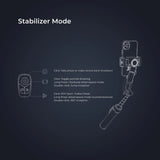 Digitek (DSG 001) Single Axis Foldable Tripod Gimbal with Remote Control Function & Detachable Fill Light