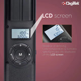 Digitek (DSL 20W) Portable Handheld LED Stick Light Wand with Remote for YouTube, Photo-Shoot, Video Shoot, Live Stream, Makeup & More, Compatible with iPhone/ Android Phones & Cameras.