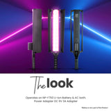 Digitek (DSL-25W RGB) Portable Handheld RGB LED Light Wand with Barn Door (Battery not Included). DSL-25W RGB