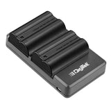 Digitek (DUC-010 (ENEL-15) Camera Battery Charger with Two ENEL-15 Battery Combo