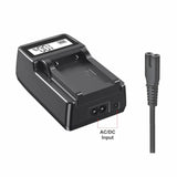 Digitek (DUC 021 ENEL14) High-Speed Li-ion Battery Charger for ENEL 14, Compatible with Canon, Nikon, Olympus, Panasonic, and Fujifilm Cameras, AC Input 110-240V, USB Output, LCD Charging Display