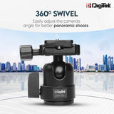 Digitek (DVH-002) Digitek Lightweight Ball Head with Quick Release Plate