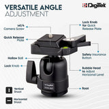 Digitek (DVH-002) Digitek Lightweight Ball Head with Quick Release Plate