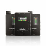 Digitek® (DWM 104) Wireless Microphone System, 2 Transmitters 1 Receiver with TFT Display, 150M Range, 10Hrs RX/TX Runtime, Noise Cancellation, Low Cut Function, Mono/Stereo Output, 3.5mm Interface