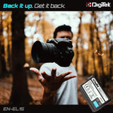 Digitek (EN-EL15) 1900mAh Secondary Rechargeable Battery Packs for Digital Camera EN-EL15, Compatibility - D7000, D7100, D7200, D850, D750, D810, D500, D600, D610, D7500, D800, D800E, & V1