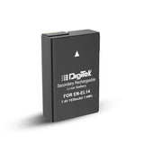 Digitek (ENEL14) 1030mAh Secondary Rechargeable Battery Packs for Digital Camera & Digital Camcorders, Compatibility - D3100 DSLR, D5100DSLR, Coolpix P7000 & More