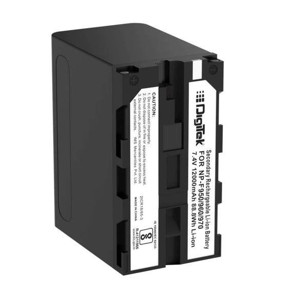 Digitek (F 960-970 MU) Lithium-ion Rechargeable Battery for Sony DSLR Camera