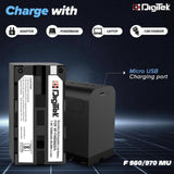 Digitek (F 960-970 MU) Lithium-ion Rechargeable Battery for Sony DSLR Camera