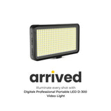 Digitek (LED-D300) Ultra Slim Portable Professional LED Video Light Multi Scene Lightening & Colour Temperature & Brightness Control