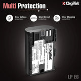 Digitek (LP-E6) Secondary Li-ion Rechargeable Battery for DSLR Camera, Compatibility - EOS 5D Mark IV, EOS 5Ds, 5DS R, EOS 6D, EOS 6D Mark II, EOS 7D, EOS 7D Mark II and More