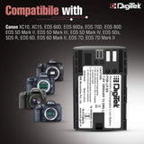 Digitek (LP-E6) Secondary Li-ion Rechargeable Battery for DSLR Camera, Compatibility - EOS 5D Mark IV, EOS 5Ds, 5DS R, EOS 6D, EOS 6D Mark II, EOS 7D, EOS 7D Mark II and More