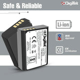 Digitek (LP E10) Lithium-ion Rechargeable Battery for DSLR Camera, Compatibility - EOS 1100D, EOS 1200D, EOS Rebel T3, EOS Rebel T5, X50 & EOS Kiss