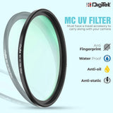Digitek (MC UV MM) MC UV Filter with 16 Multi-Coated Layers for DSLR Camera Lens Protection from UV Rays, Dust & Scratches