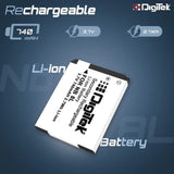 Digitek (NB8L) Lithium-ion Rechargeable Battery for DSLR Camera, Compatibility - Powershot A2200IS, A3300IS, A3100IS, A3000IS, A3200IS, CB2LA