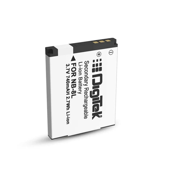 Digitek (NB8L) Lithium-ion Rechargeable Battery for DSLR Camera, Compatibility - Powershot A2200IS, A3300IS, A3100IS, A3000IS, A3200IS, CB2LA