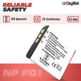 Digitek (NP BG1) Lithium-ion Rechargeable Battery for Sony Cyber Shot Digital Camera | Compatibility - W80, W100, W130. W70, W30, and W55