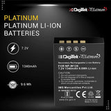 Digitek (NP FW126)1340mAh Platinum Battery pack for NP FW126