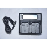 APRAMATT Dual LCD Charger LPE6 (Canon)