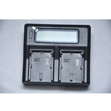 APRAMATT Dual LCD Charger LPE6 (Canon)