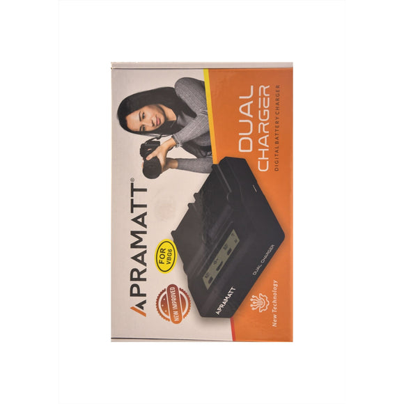APRAMATT Dual LCD Charger VBG6 (Panasonic)