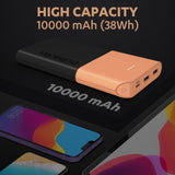 Duracell Powerbank 10000mh with Series 3 - C to Lightening Cable