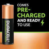 Duracell Rechargeable AA 1300mAh Batteries, Pack of 4