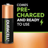 Duracell Rechargeable AA 2500mAh Batteries, Pack of 2