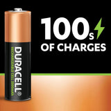 Duracell Rechargeable AA 2500mAh Batteries, Pack of 2