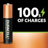 Duracell Rechargeable AAA 900mAh Batteries, Pack of 2