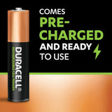 Duracell Rechargeable AAA 900mAh Batteries, Pack of 4