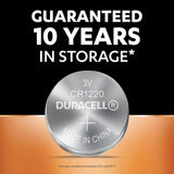 Duracell Specialty 1220 Lithium Coin Battery 3V, Pack of 5 Designed for use in keyfobs, Scales, wearables and Medical Devices