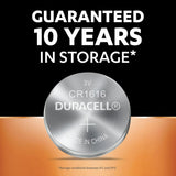 Duracell Specialty 1616 Lithium Coin Battery 3V, Pack of 5 Designed for use in keyfobs, Scales, wearables and Medical Devices