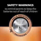 Duracell Specialty CR2016 Lithium Coin Battery 3V, Child Safety Features, Pack of 5 Suitable for use in keyfobs, Scales, wearables and Medical Devices