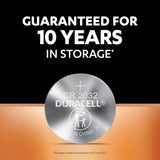 Duracell Specialty CR2032 Lithium Coin Battery 3V, Pack of 5 Suitable for use in keyfobs, Scales, wearables and Medical Devices