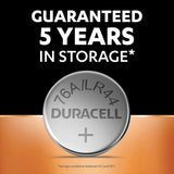 Duracell Specialty LR44 Alkaline Button Battery 1,5V, Pack of 2 (76A / A76 / V13GA) Suitable for use in Toys, calculators and Measurement Devices