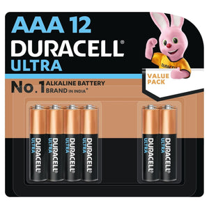 Duracell Ultra Alkaline AAA Batteries, Set of 5 ( 12 per pack)