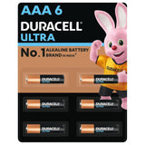 Duracell Ultra Alkaline AAA Batteries, pack of 6