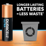 Duracell Ultra Alkaline AA Batteries, Pack of 4