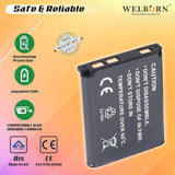 WELBORN EN-EL10 Rechargeable Battery Pack Compatible with Nikon Cooplix S200,S210,S220,S230,S3000,S4000,S510,S5100,S520,S570,S60,S600,S700,S80