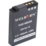 WELBORN EN-EL12 Rechargeable Pack compatible with Nikon