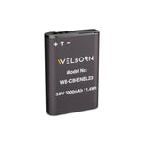 WELBORN EN-EL23 Rechargeable Lithium-Ion Battery for Nikon Coolpix P600, P610.