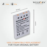 WELBORN EN-EL5 Rechargeable Battery Pack Compatible with Nikon Coolpix P530,3700,4200,5200,5900,7900, P100,3,P4,P500,P5000,P510,P5100,P520,P6000,P80,P90,S10