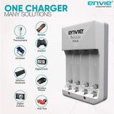 ENVIE (ECR-20) Charger for AA & AAA Rechargeable Batteries